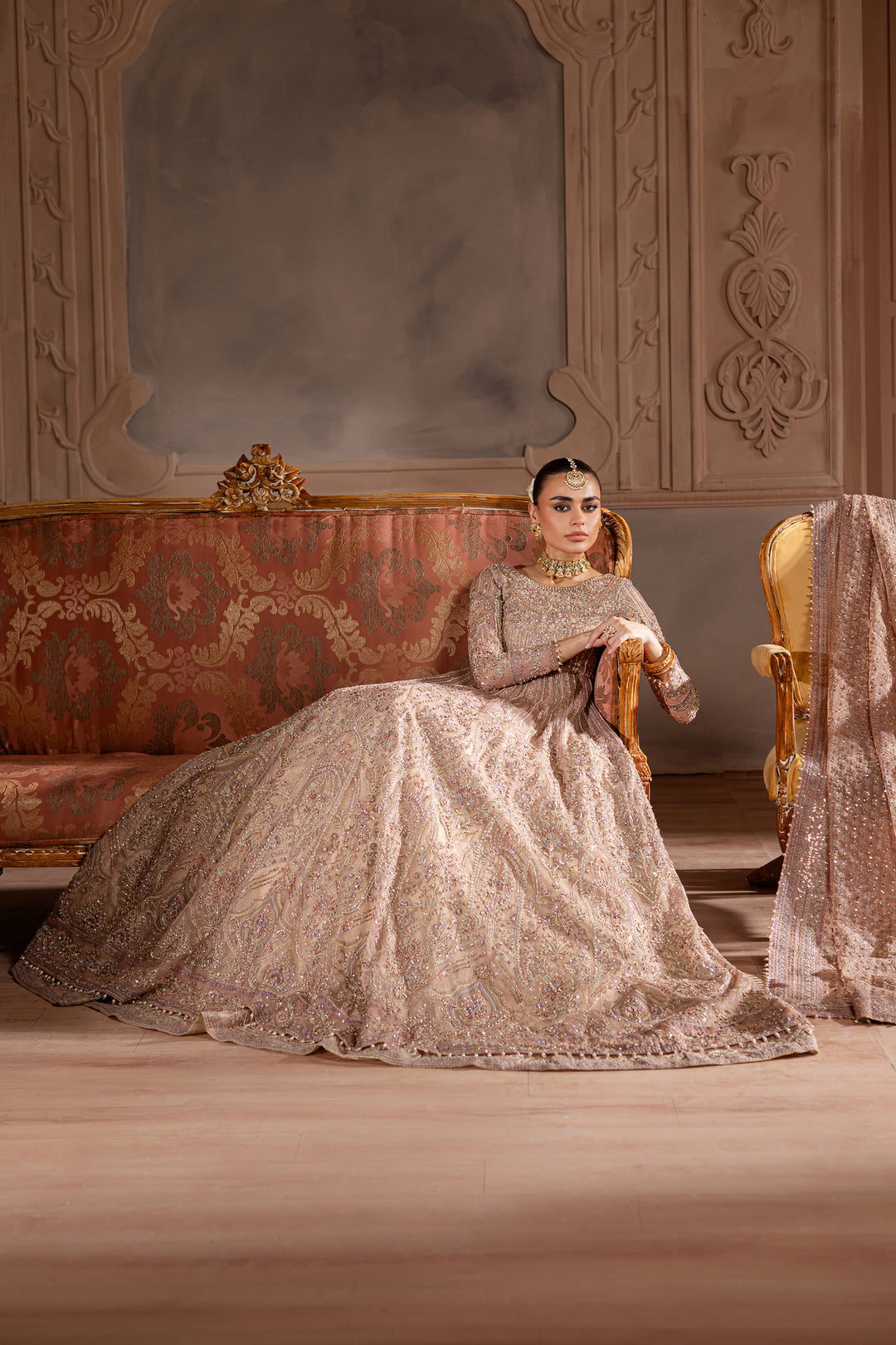 Jasmine Blush 4Pc - Bridal Dress