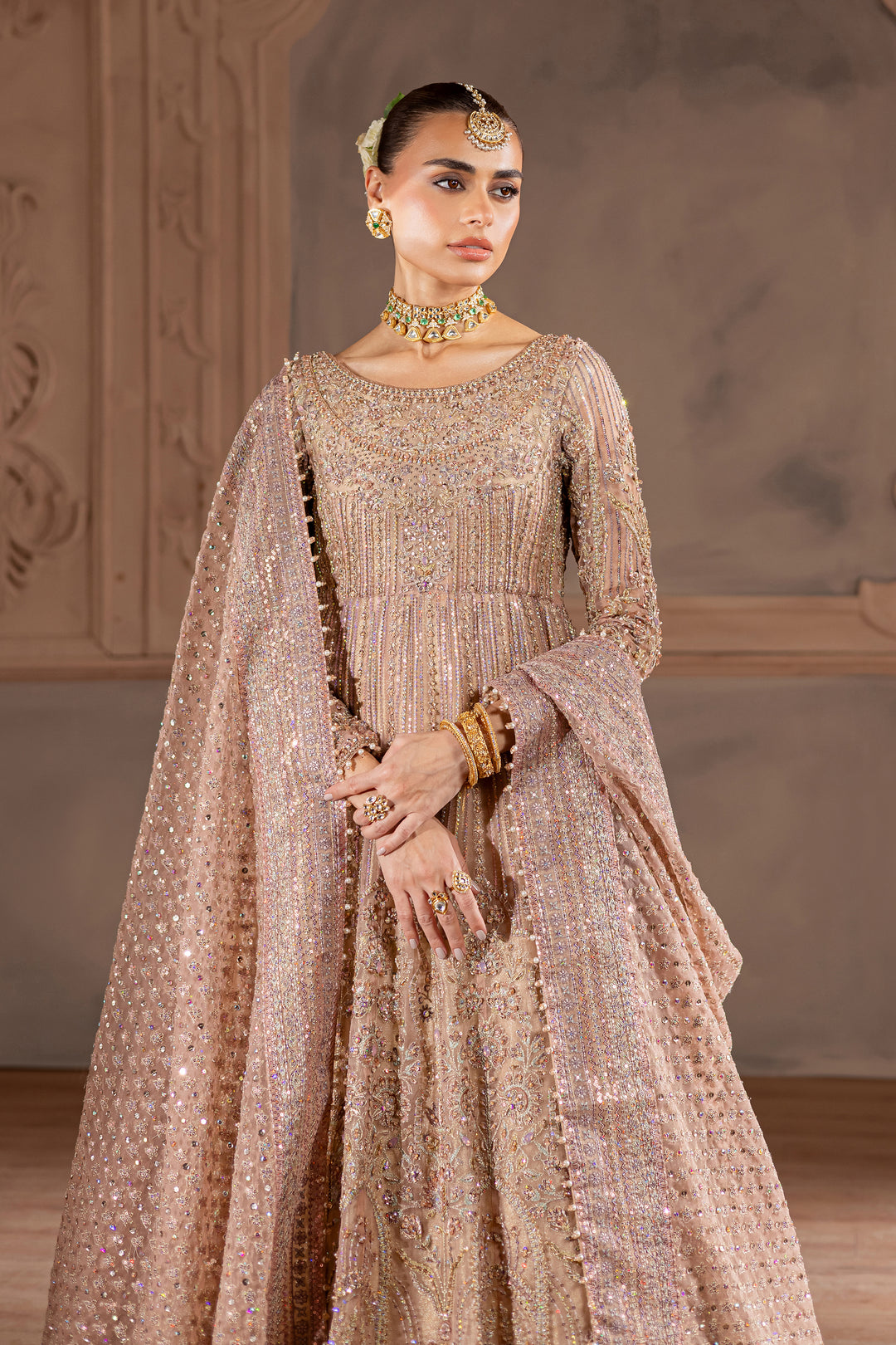 Jasmine Blush 4Pc - Bridal Dress