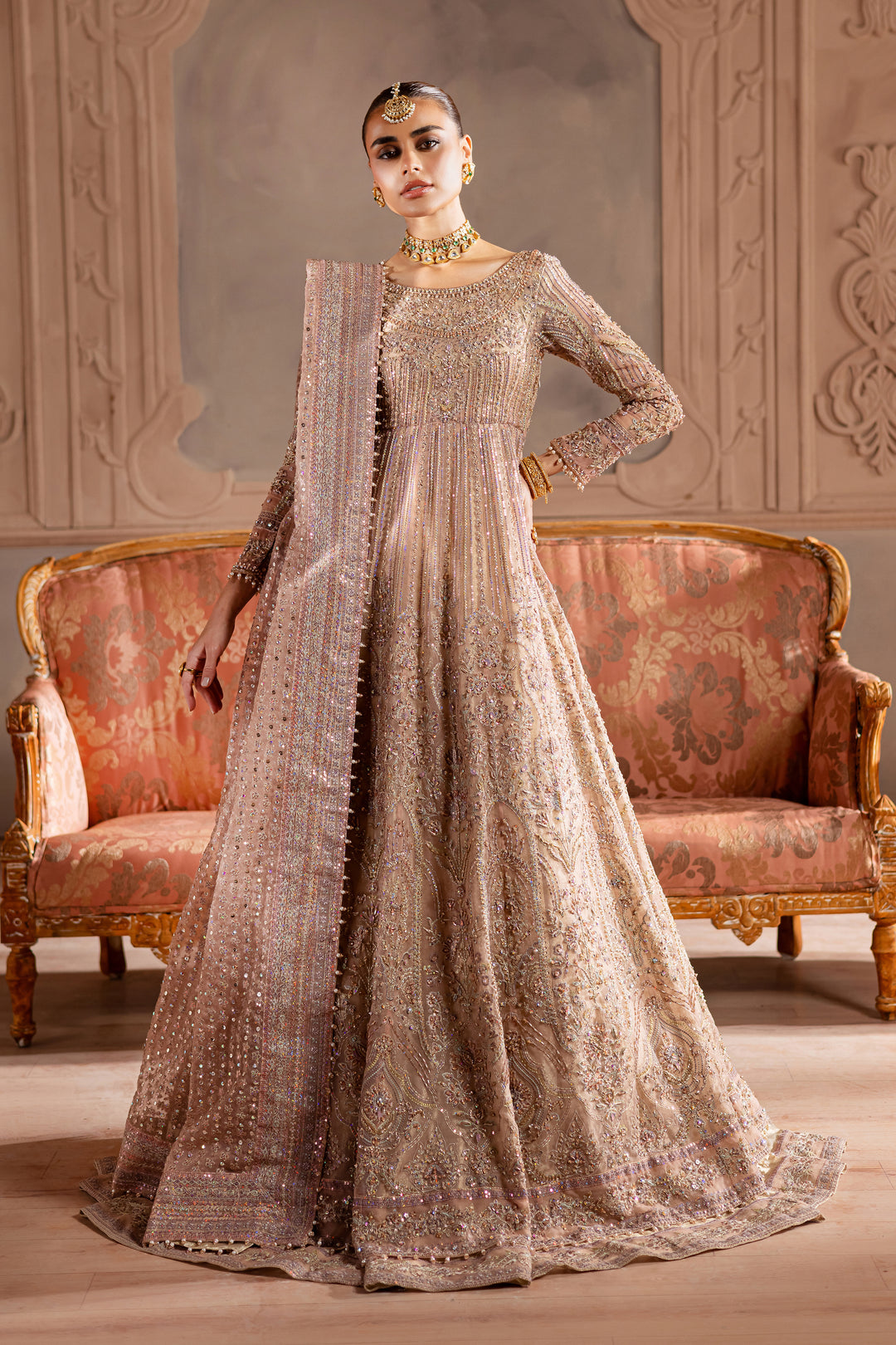 Jasmine Blush 4Pc - Bridal Dress