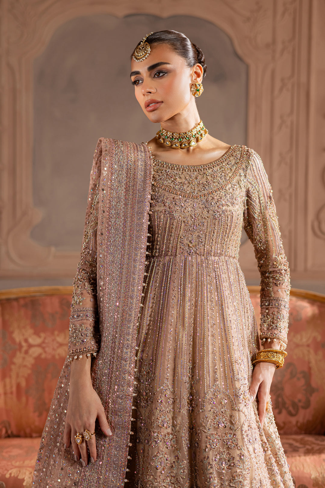 Jasmine Blush 4Pc - Bridal Dress