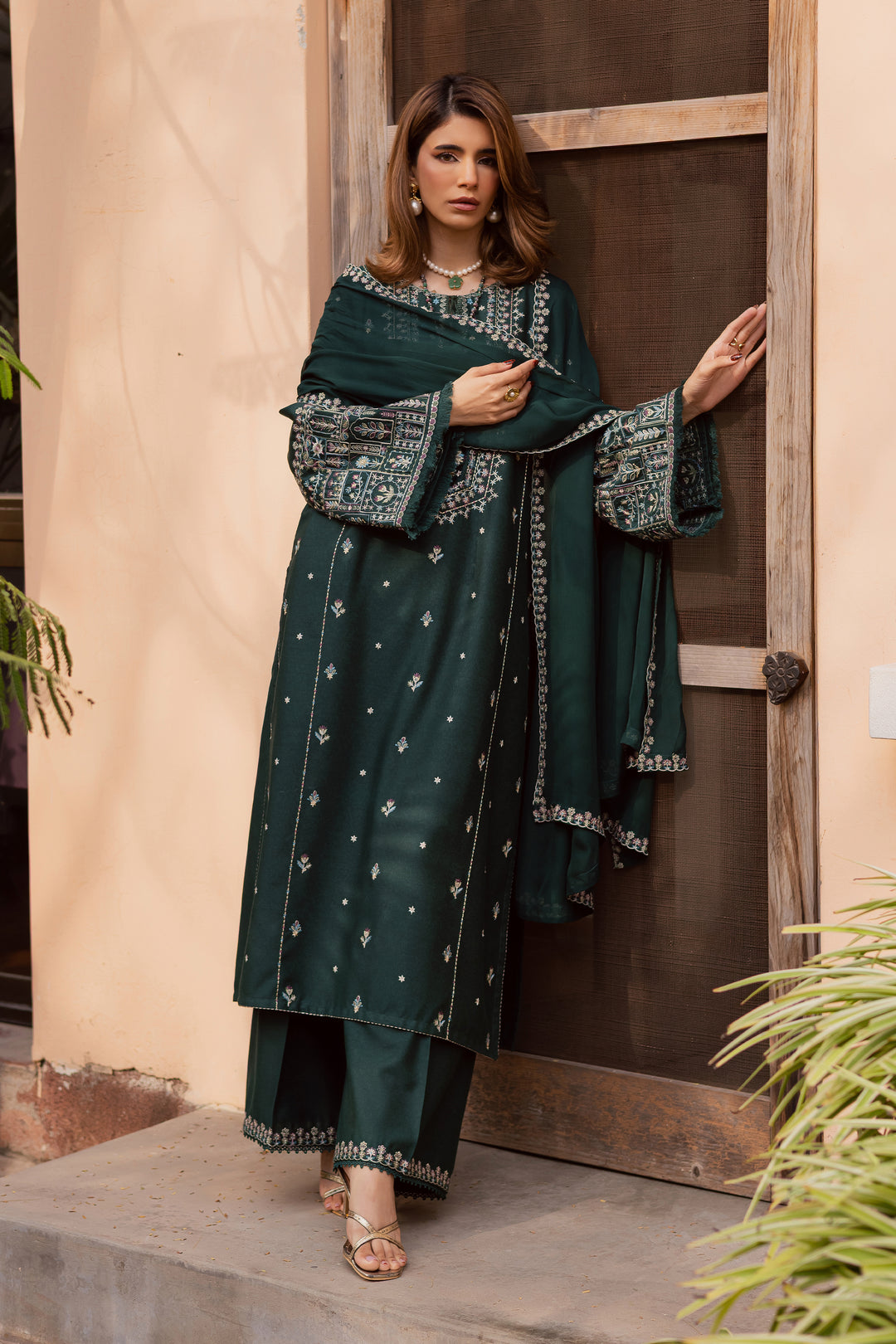 Julke 3Pc - Embroidered Festive Pret