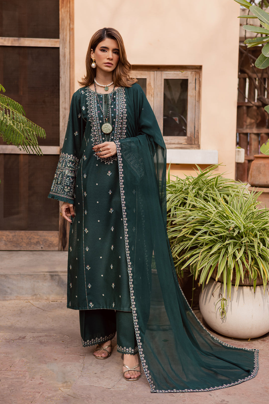 Julke 3Pc - Embroidered Festive Pret