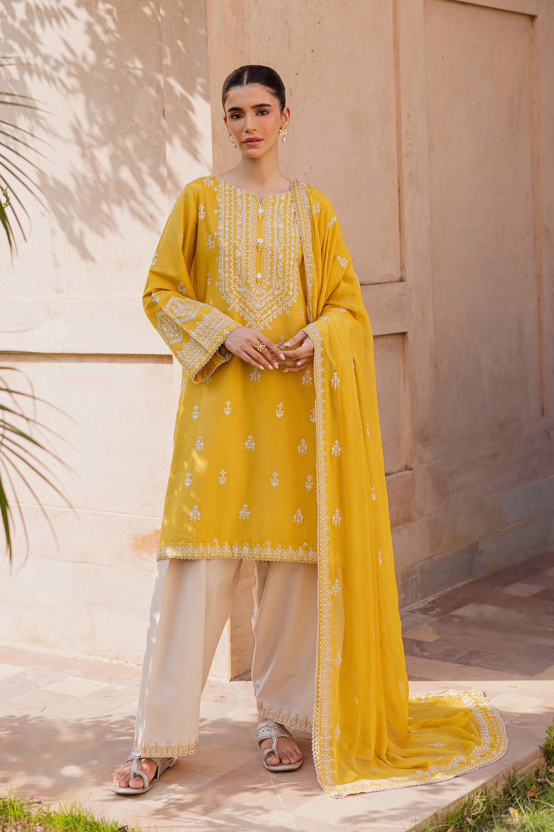  Lambo 3Pc - Embroidered Khaddar Dress BATIK WINTER PRET 2025  BATIK   XS / Lemon Yellow / Khaddar-S / Lemon Yellow / Khaddar-M / Lemon Yellow / Khaddar-L / Lemon Yellow / Khaddar-XL / Lemon Yellow / Khaddar