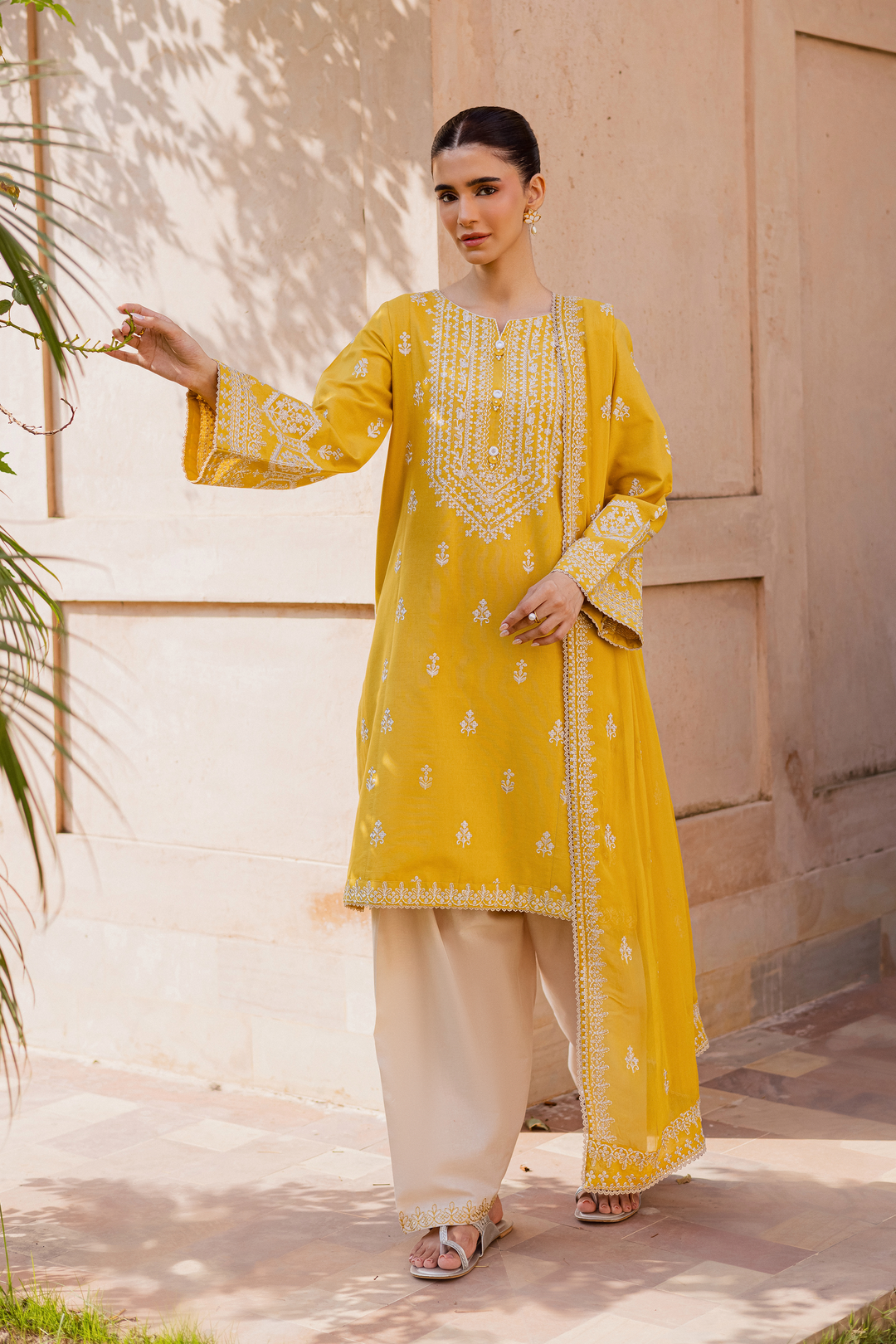  Lambo 3Pc - Embroidered Khaddar Dress BATIK WINTER PRET 2025  BATIK   XS / Lemon Yellow / Khaddar-S / Lemon Yellow / Khaddar-M / Lemon Yellow / Khaddar-L / Lemon Yellow / Khaddar-XL / Lemon Yellow / Khaddar