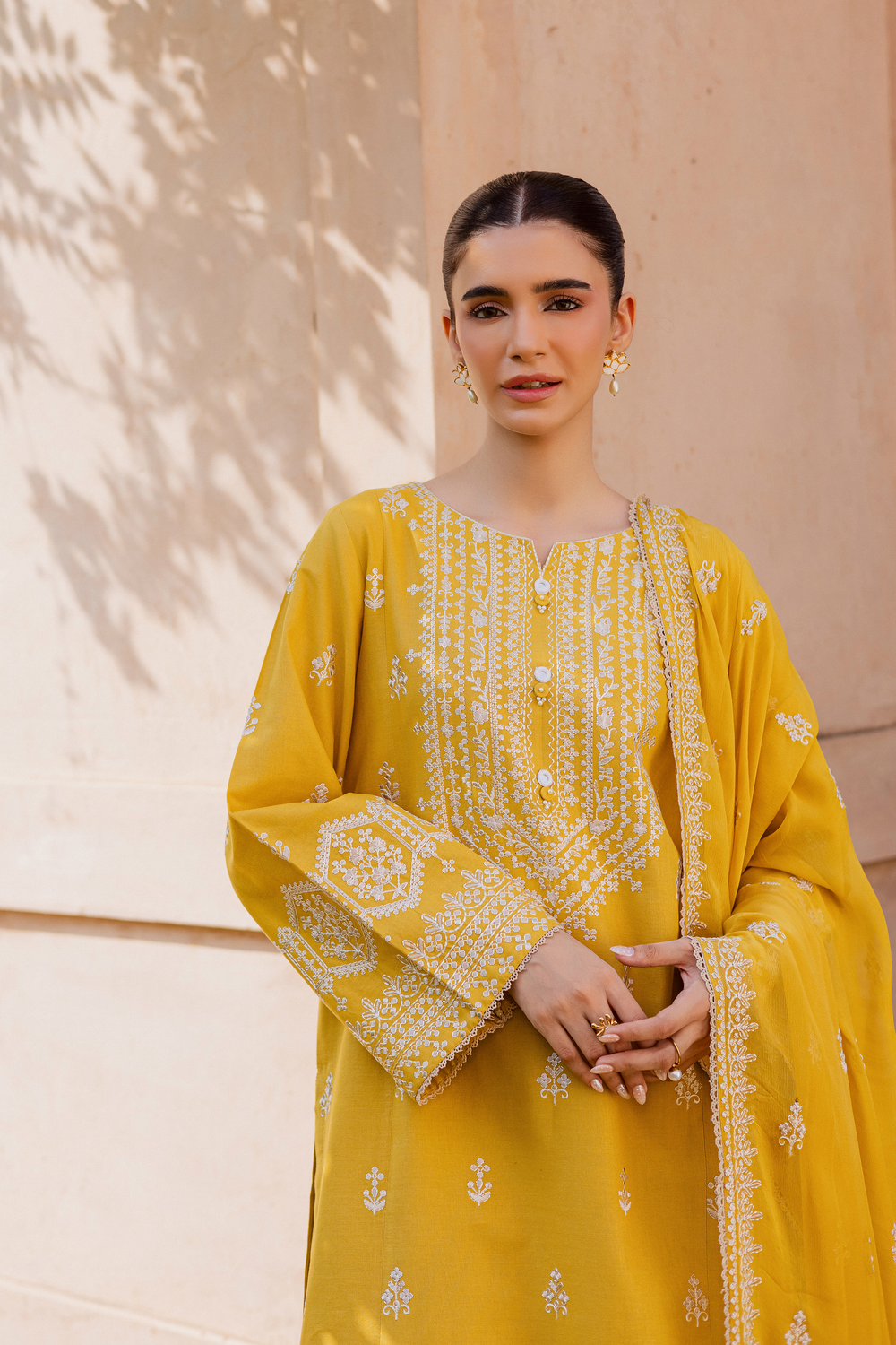  Lambo 3Pc - Embroidered Khaddar Dress BATIK WINTER PRET 2025  BATIK   XS / Lemon Yellow / Khaddar-S / Lemon Yellow / Khaddar-M / Lemon Yellow / Khaddar-L / Lemon Yellow / Khaddar-XL / Lemon Yellow / Khaddar