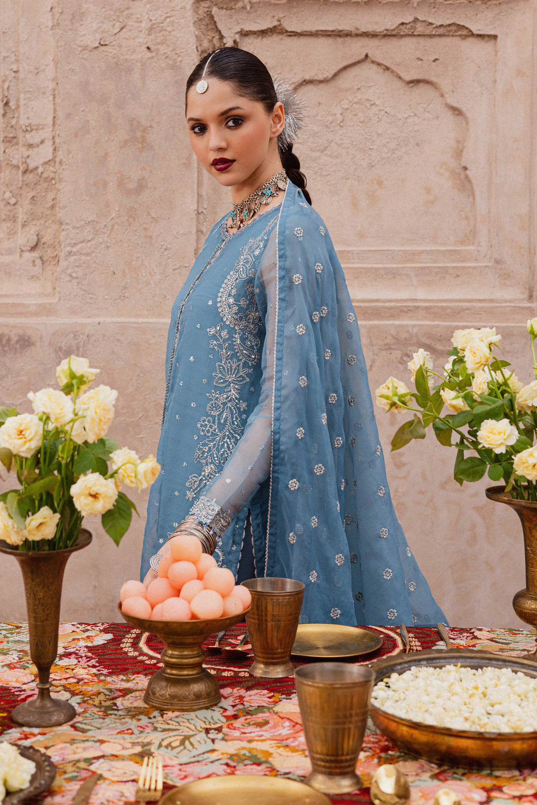 Liyana Lapis 3Pc - Festive Luxe Pret