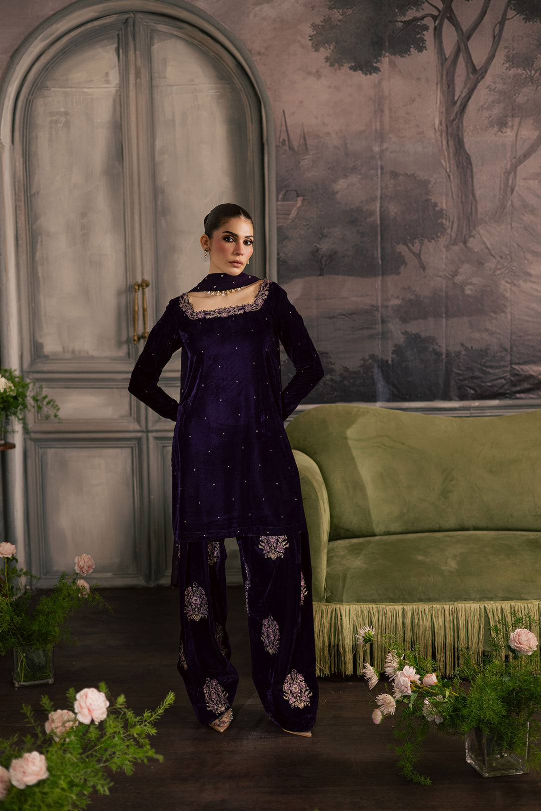 Midnight Purple 3Pc - Velvet Luxe Pret