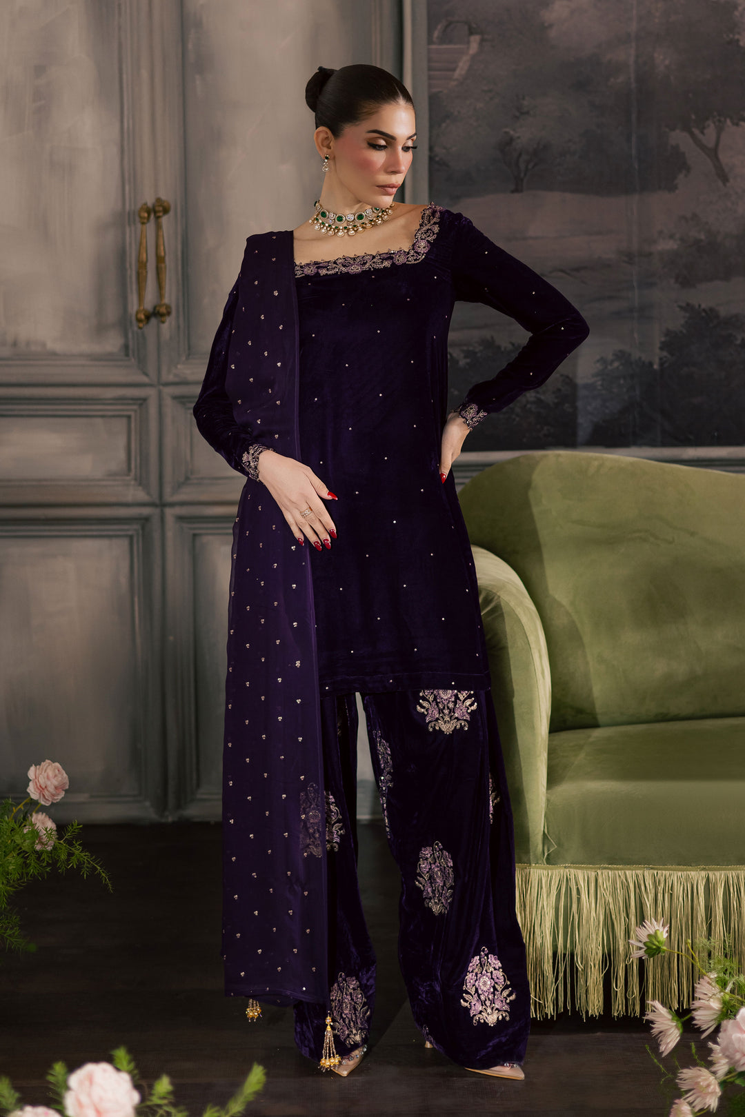 Midnight Purple 3Pc - Velvet Luxe Pret
