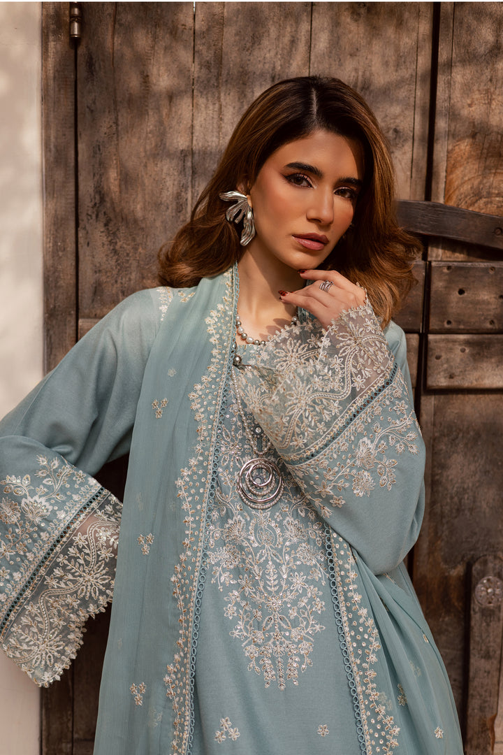 Naisha 3Pc - Embroidered Festive Pret