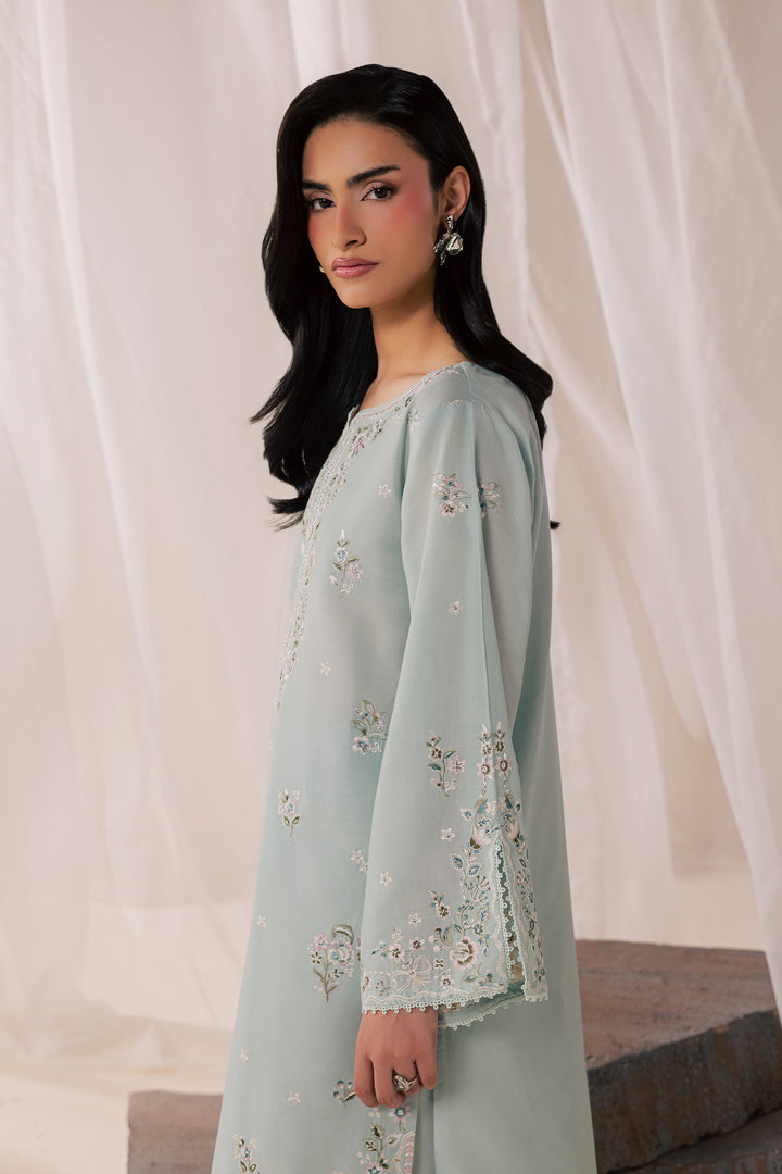 Nirvanah Blue 3Pc - Luxury Embroidered Lawn