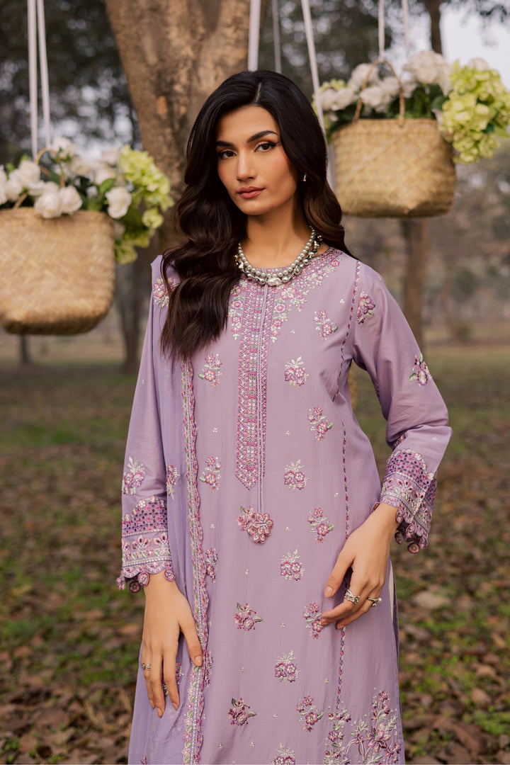 Periwinkle 3Pc - Festive Embroidered Lawn