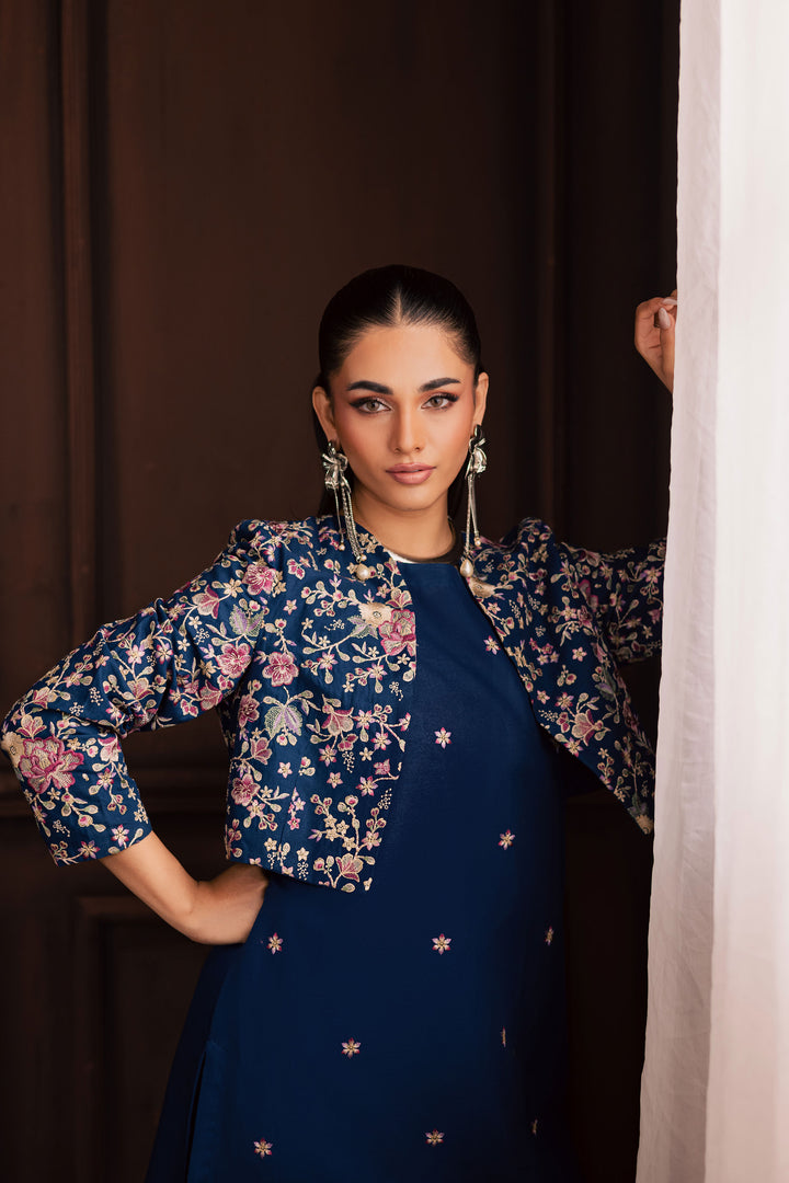  Purkashish 3Pc - Embroidered Khaddar Dress BATIK WINTER PRET 2025  BATIK   XS / Blue / Khaddar-S / Blue / Khaddar-M / Blue / Khaddar-L / Blue / Khaddar-XL / Blue / Khaddar