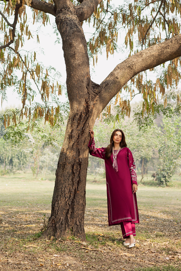 Sahara 2Pc - Embroidered Khaddar Dress