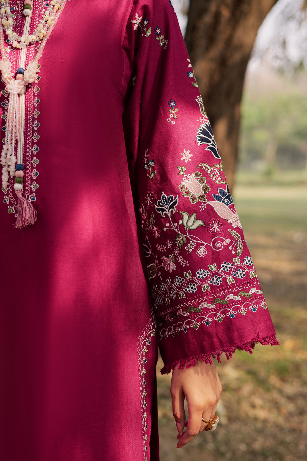 Sahara 2Pc - Embroidered Khaddar Dress