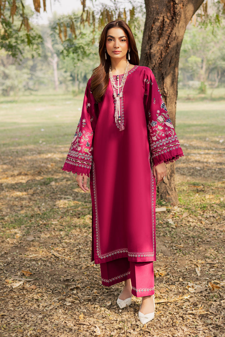 Sahara 2Pc - Embroidered Khaddar Dress