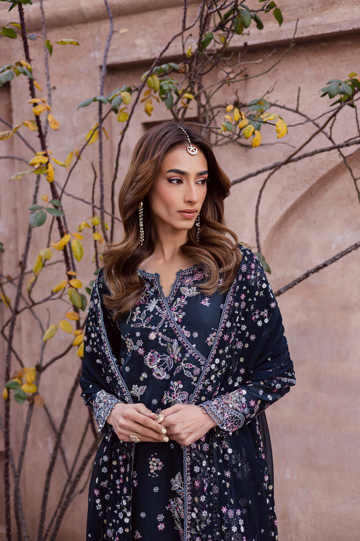 Sappo 3Pc - Festive Embroidered Lawn
