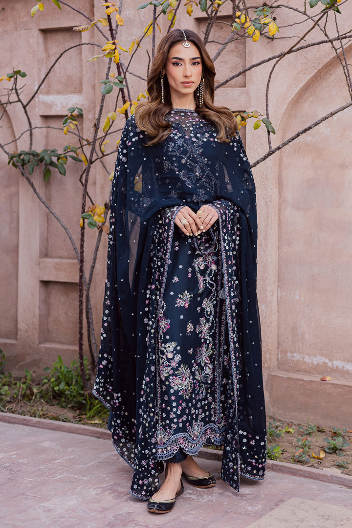 Sappo 3Pc - Festive Embroidered Lawn