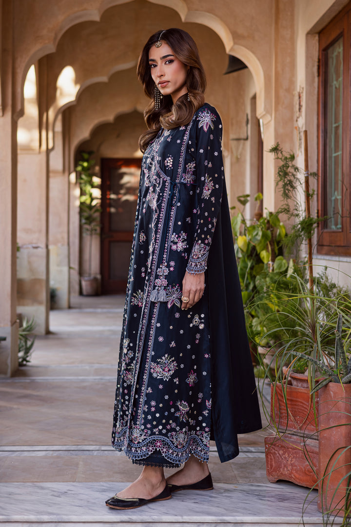 Sappo 3Pc - Festive Embroidered Lawn
