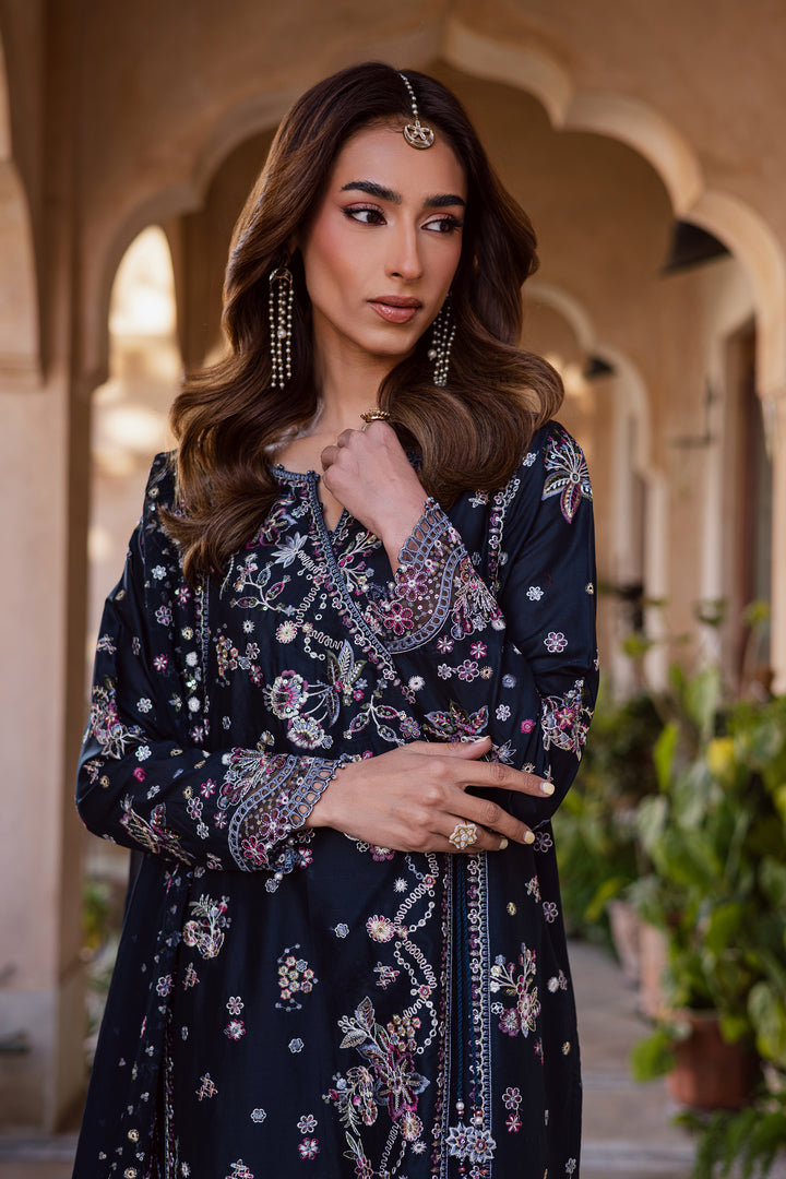 Sappo 3Pc - Festive Embroidered Lawn