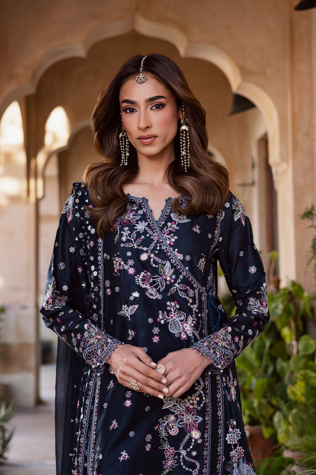 Sappo 3Pc - Festive Embroidered Lawn