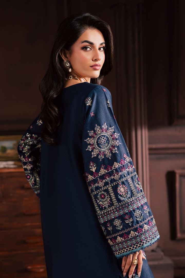 Shajjar 2Pc - Embroidered Karandi Dress