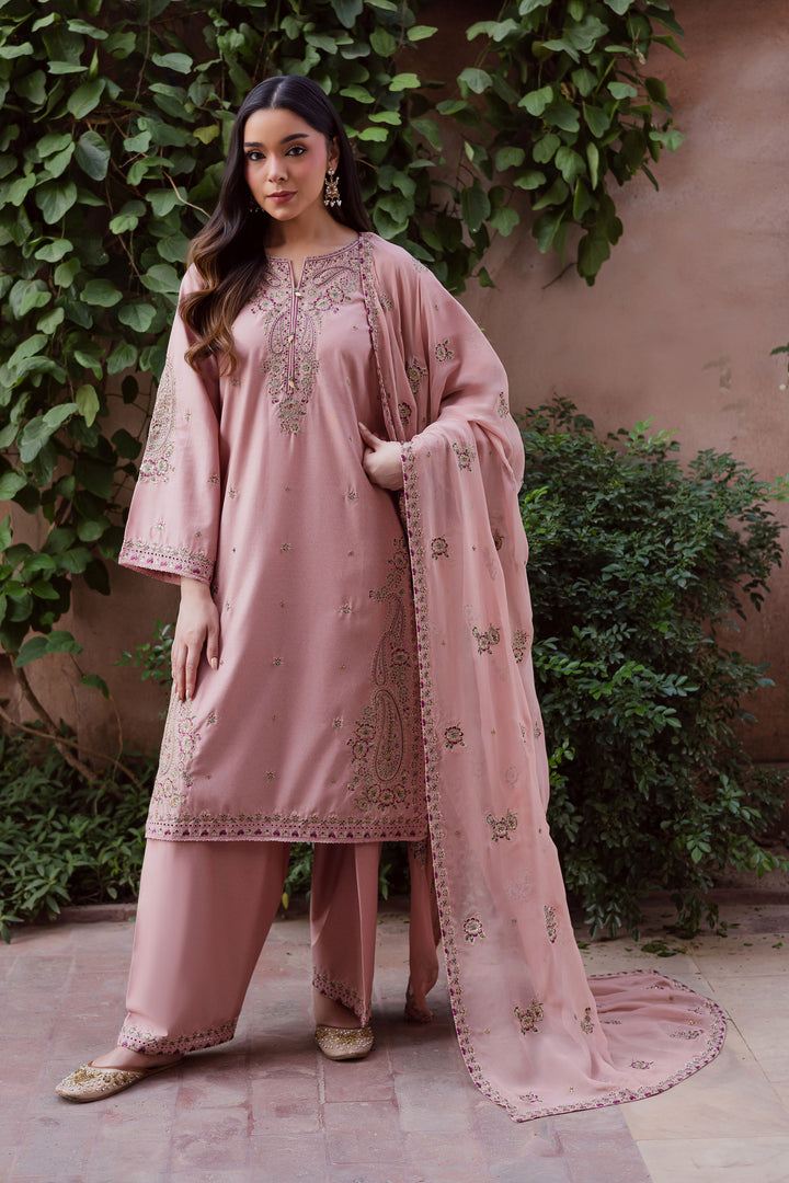 Taffy Arzu 3Pc - Embroidered Karandi Dress