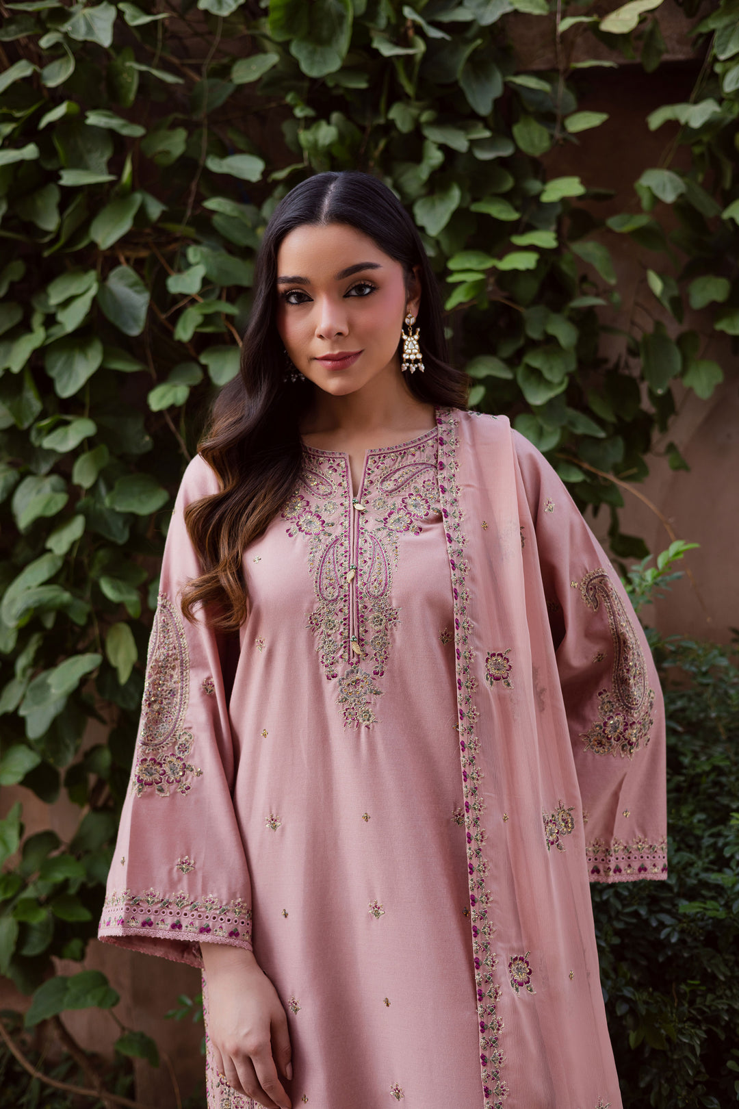Taffy Arzu 3Pc - Embroidered Karandi Dress