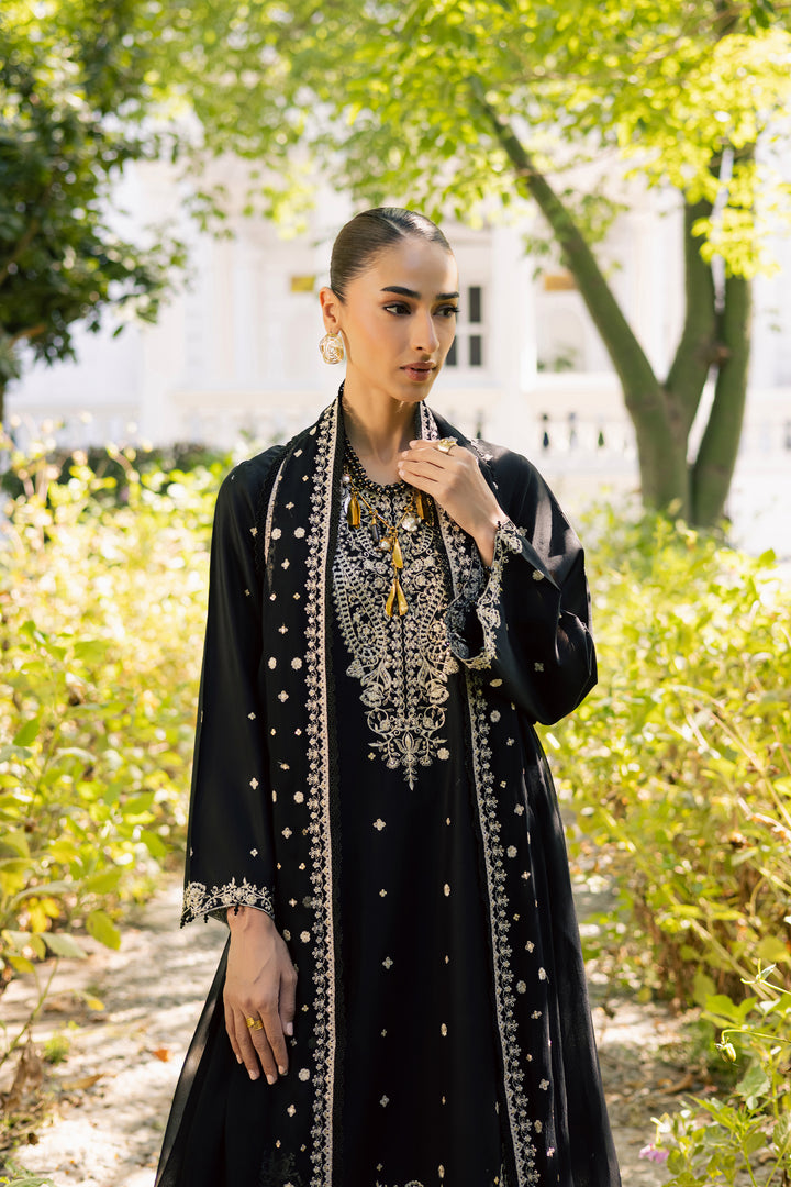 Rehel 3Pc - Festive Embroidered Lawn
