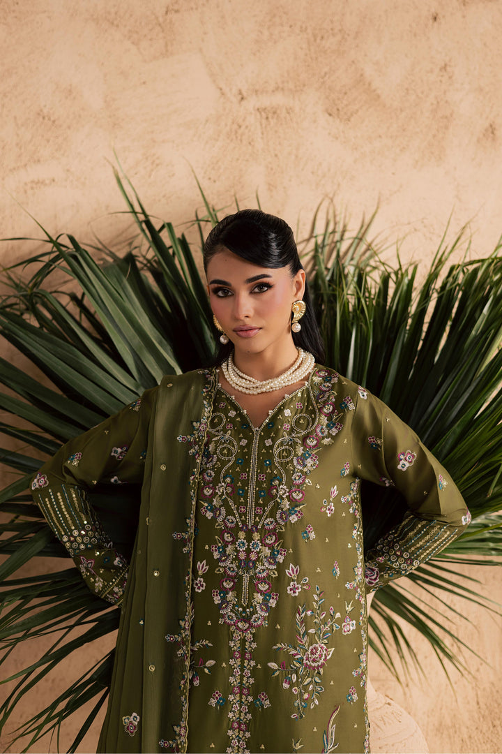 Meshal 3Pc - Embroidered Festive Pret