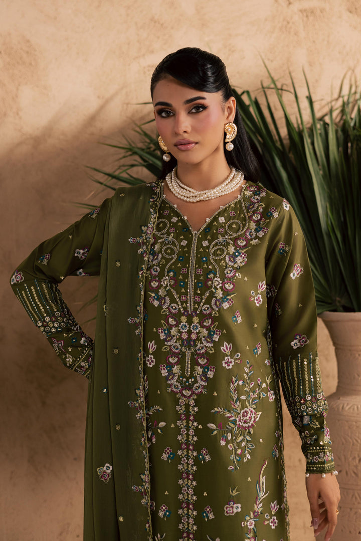 Meshal 3Pc - Embroidered Festive Pret