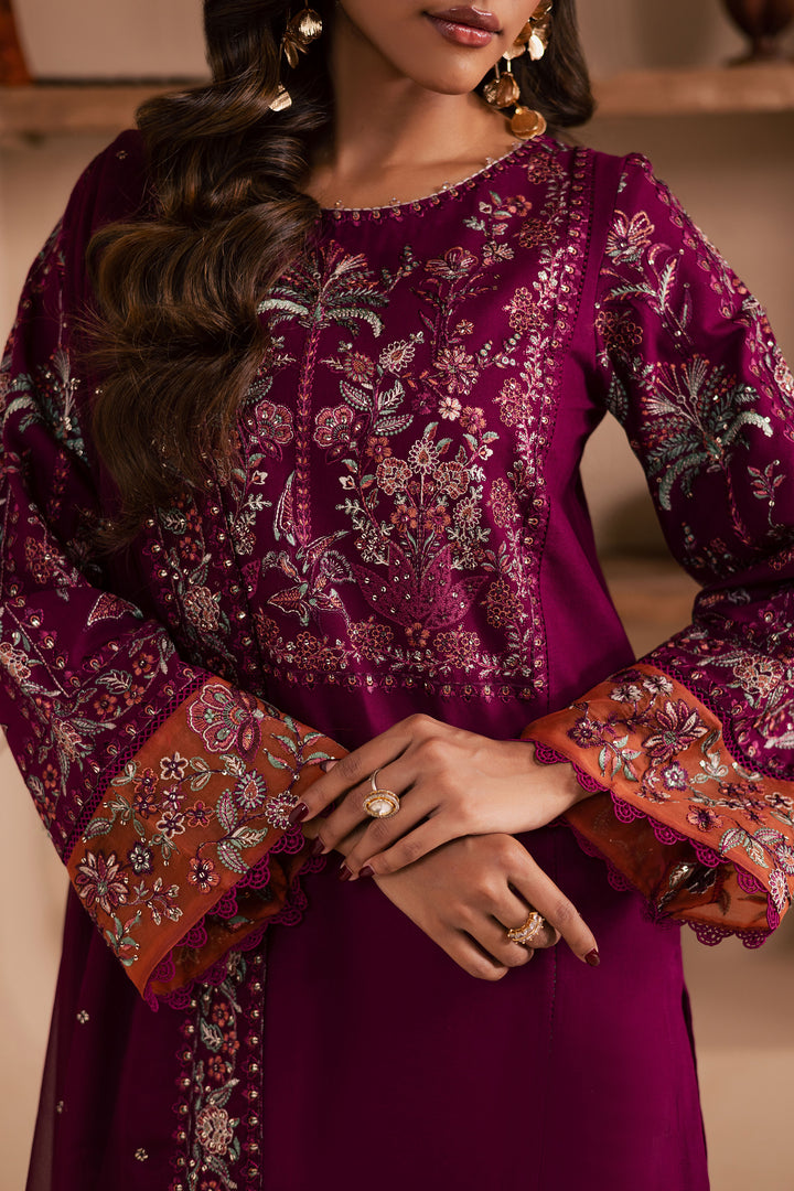  Zeva 3Pc - Embroidered Khaddar Dress BATIK WINTER PRET 2025  BATIK   XS / Beet Root / Khaddar-S / Beet Root / Khaddar-M / Beet Root / Khaddar-L / Beet Root / Khaddar-XL / Beet Root / Khaddar