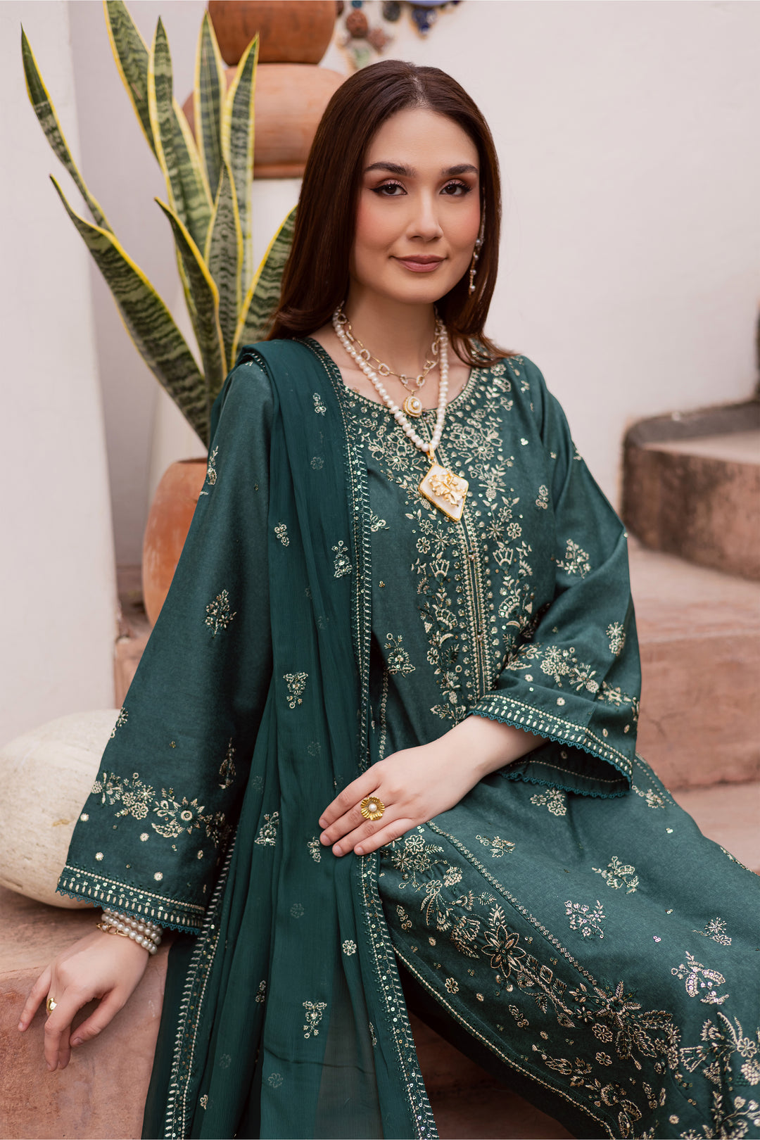 Zorro 3Pc - Embroidered Festive Pret