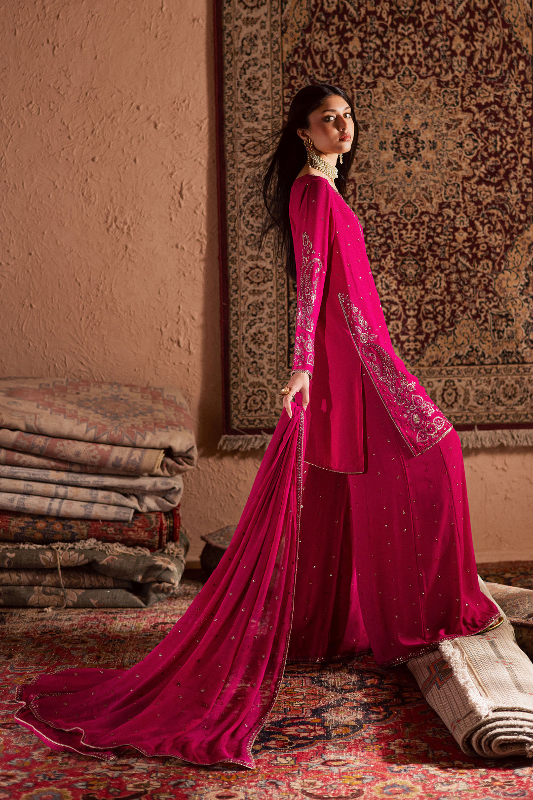 Atishi Gulabi 3Pc - Festive Luxe Pret