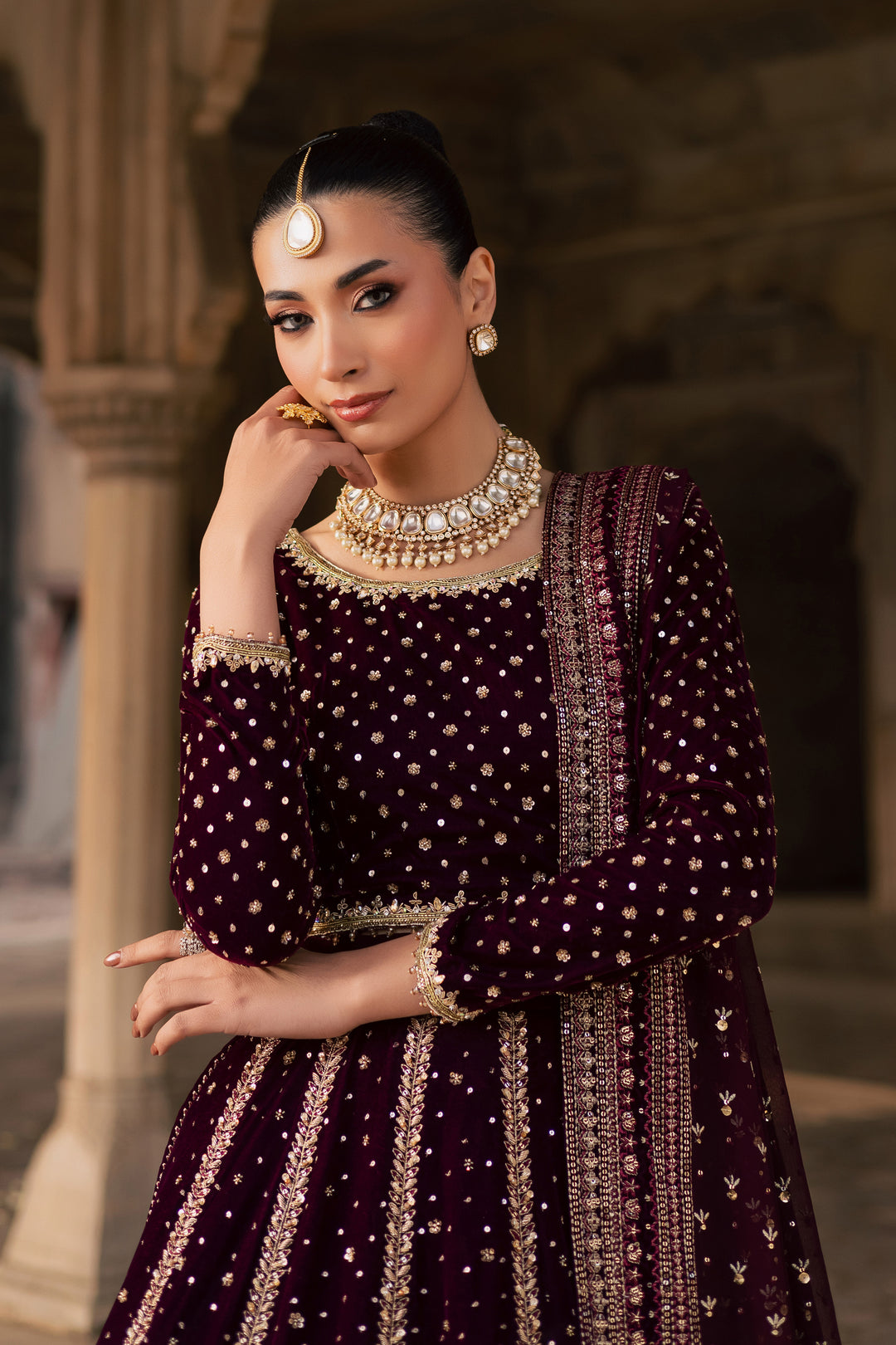 Aroos e Laal 3Pc - Bridal Dress