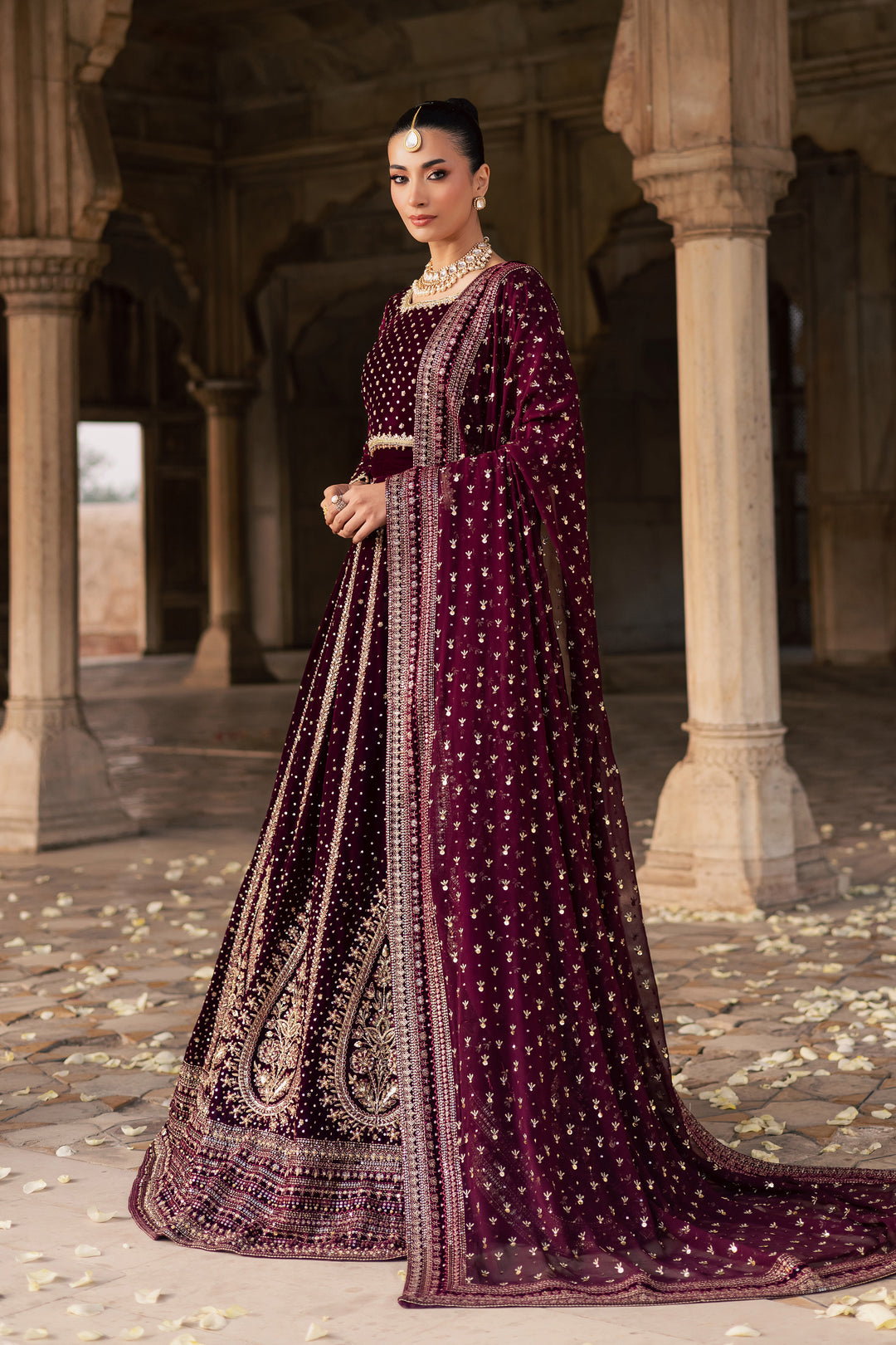 Aroos e Laal 3Pc - Bridal Dress