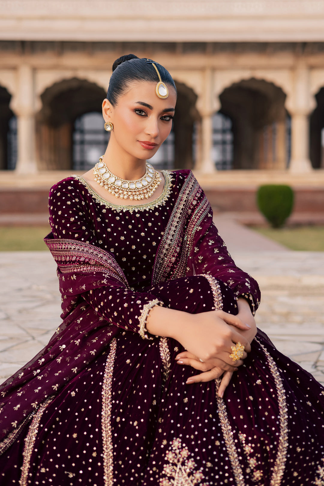 Aroos e Laal 3Pc - Bridal Dress