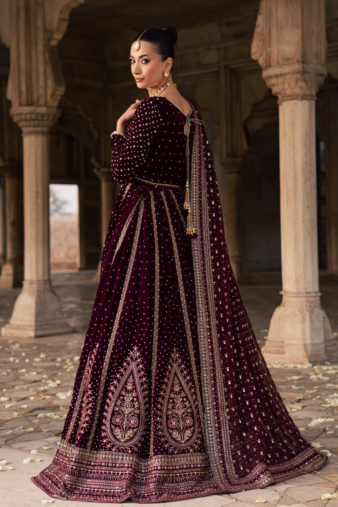 Aroos e Laal 3Pc - Bridal Dress