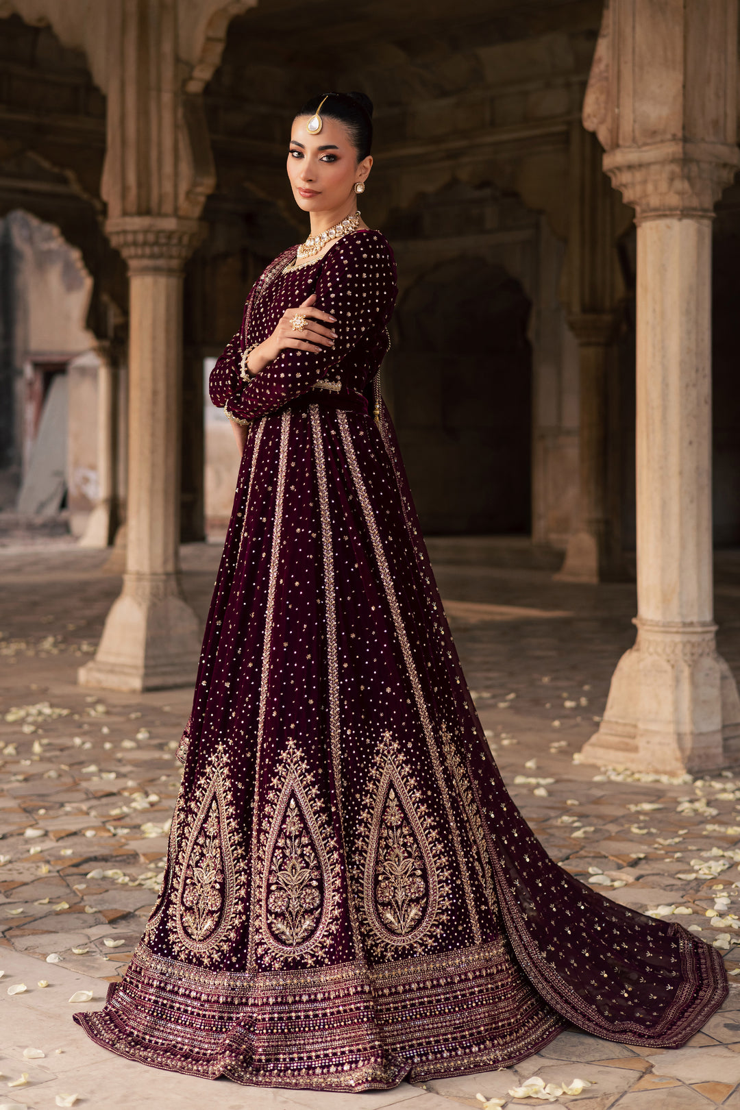 Aroos e Laal 3Pc - Bridal Dress