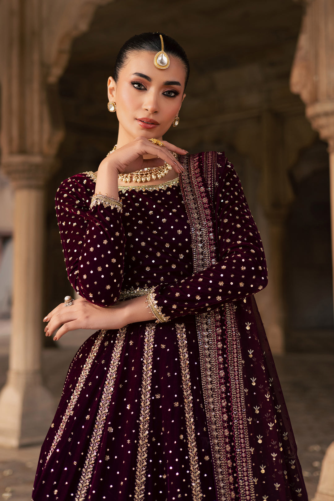 Aroos e Laal 3Pc - Bridal Dress