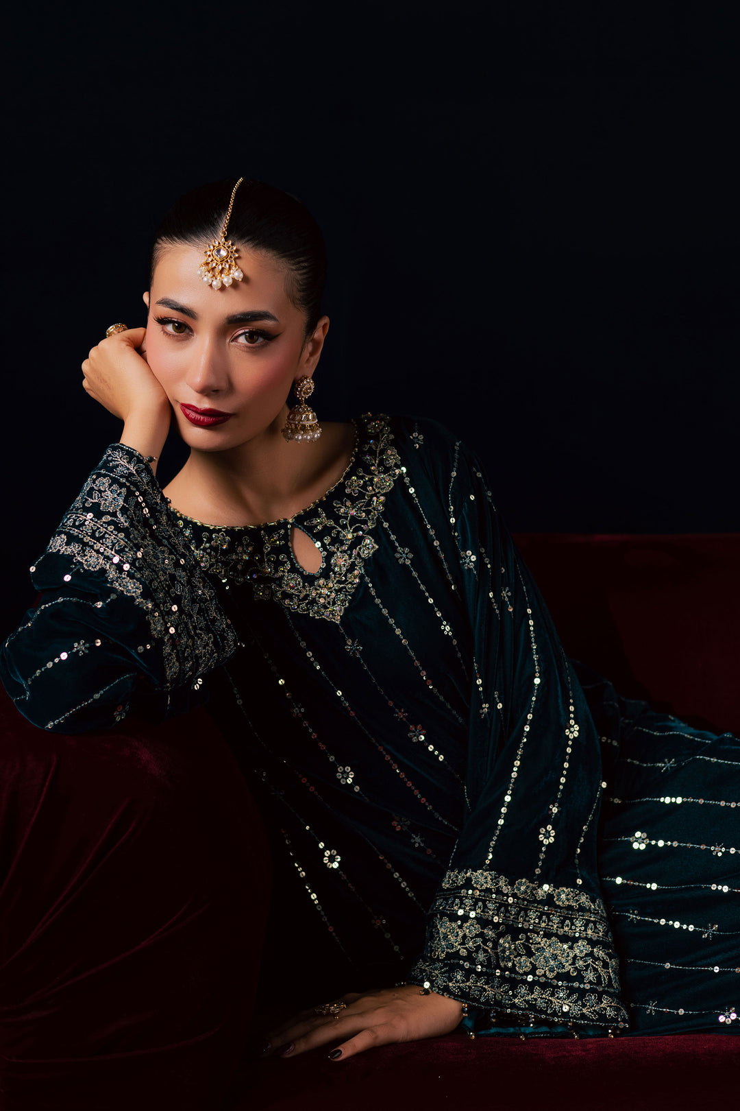 Blue Winter 2Pc - Velvet Luxe Pret