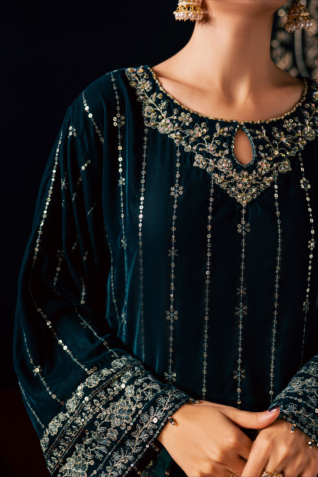 Blue Winter 2Pc - Velvet Luxe Pret