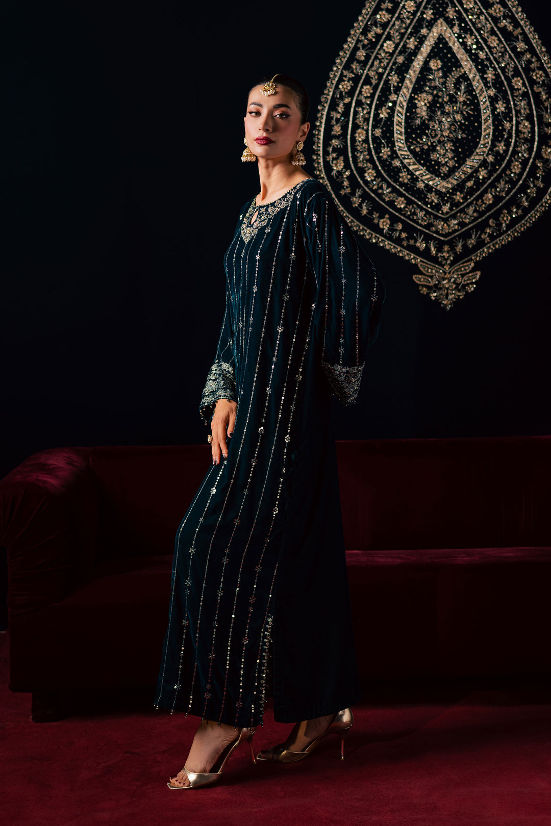 Blue Winter 2Pc - Velvet Luxe Pret