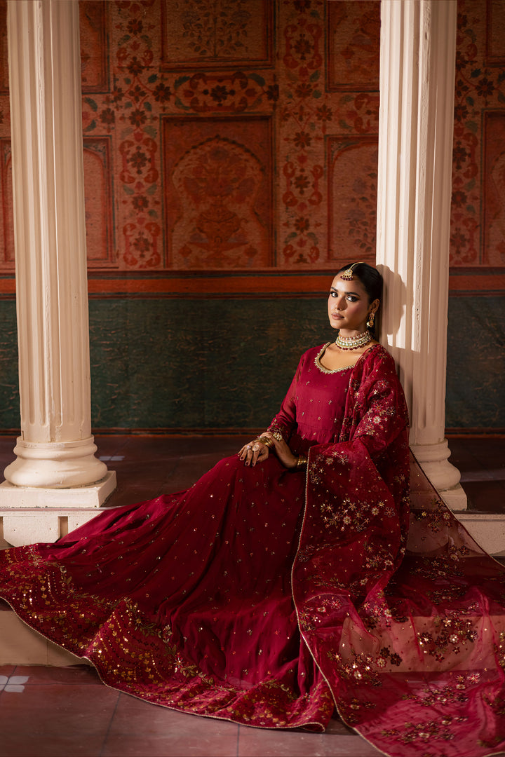 Chaotic Garet 3Pc - Chiffon Wedding Frock