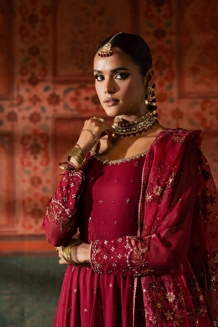 Chaotic Garet 3Pc - Chiffon Wedding Frock