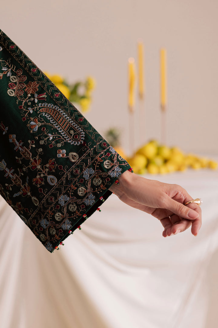 Cross Hatch 3Pc - Embroidered Khaddar Dress