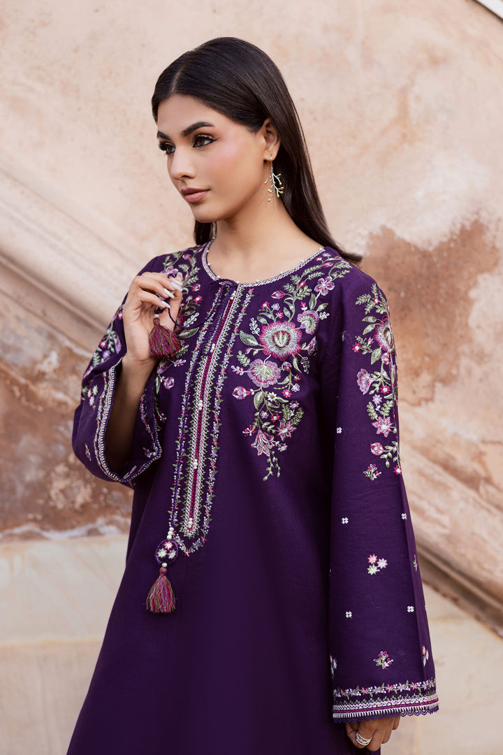 Deejo Iris 2Pc - Embroidered Khaddar Dress