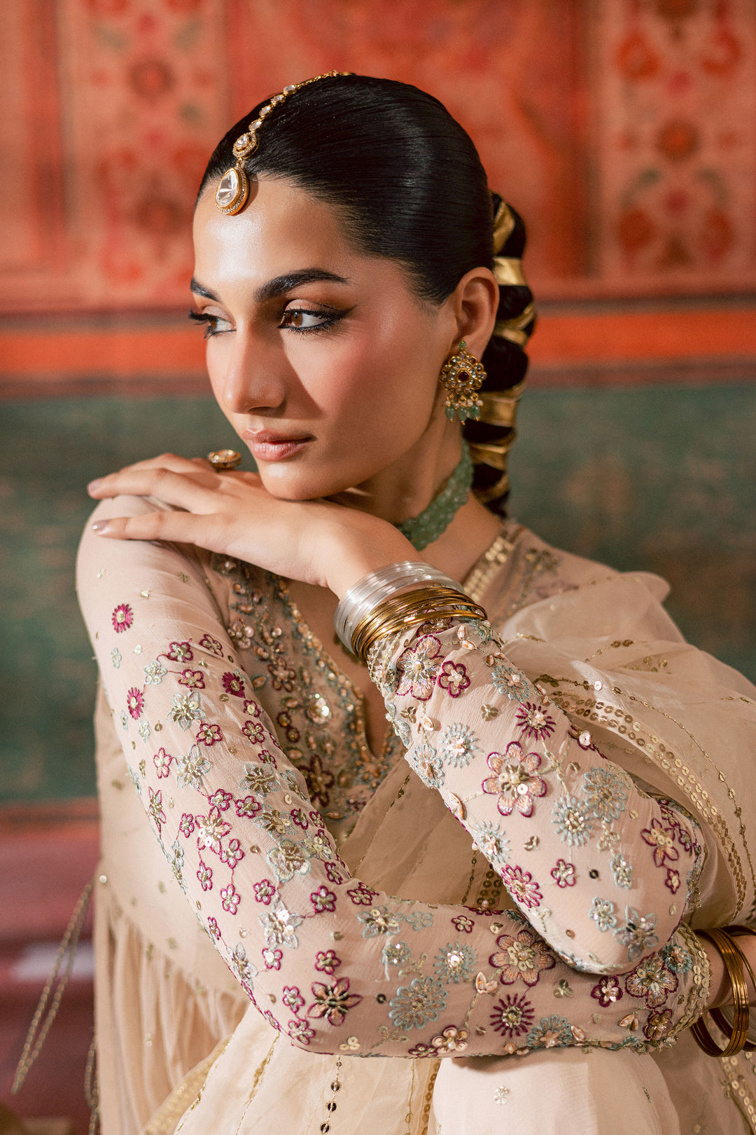 Fiona Lux 3Pc - Chiffon Wedding Frock