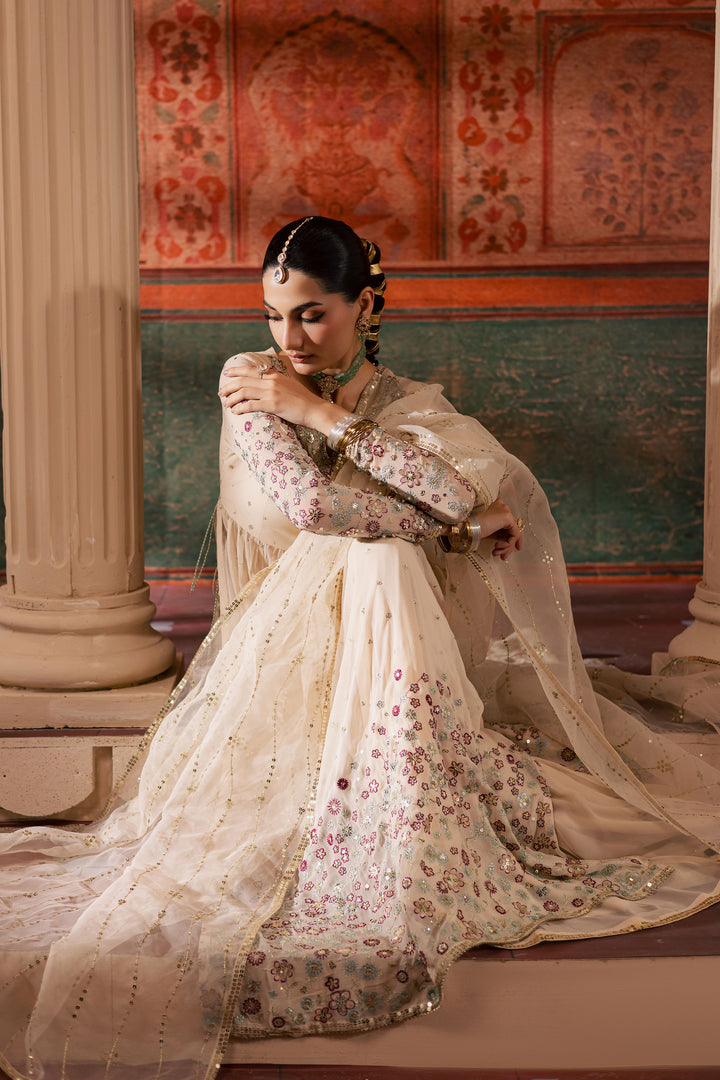 Fiona Lux 3Pc - Chiffon Wedding Frock