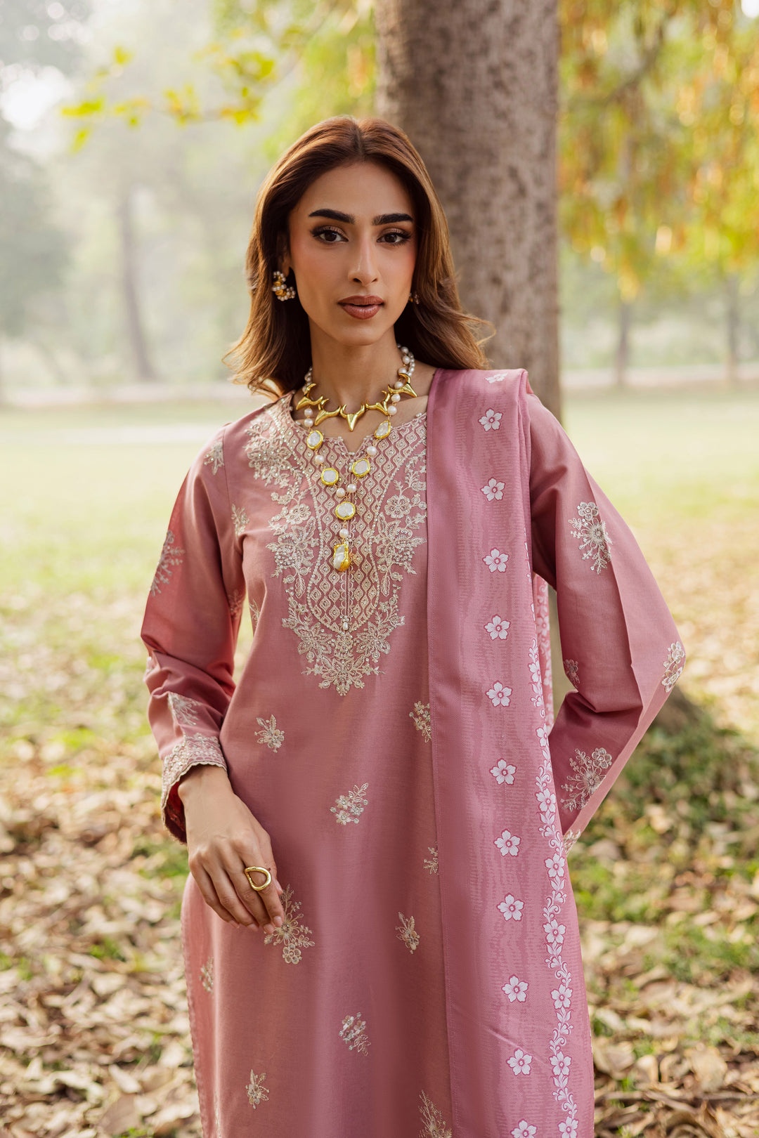 A winter-ready South Asian khaddar suit inspired by Pakistani and Indian festive dressing; suited for weddings, Eid and cozy casual days.