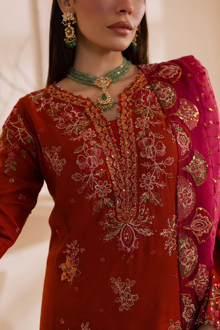Noor e Gulnaar 3Pc - Embroidered Luxe Pret